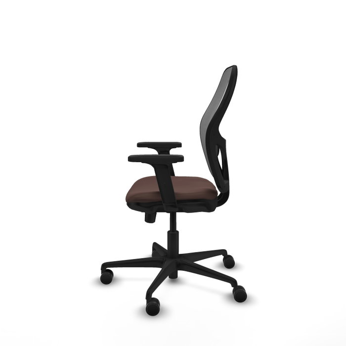 PIQUERAS Y CRESPO Silla de oficina Jorquera con mecanismo Sincro/Traslack Marrón oscuro y Gris PIQUERAS Y CRESPO Silla de oficina Jorquera con mecanismo Sincro/Traslack Marrón oscuro y Gris