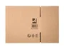 Q-connect Caja de embalar ultrarresistente cartón reciclado canal doble 7mm kraft 600x400x290 mm