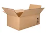 Q-connect Caja de embalar ultrarresistente cartón reciclado canal doble 7mm kraft 600x400x290 mm