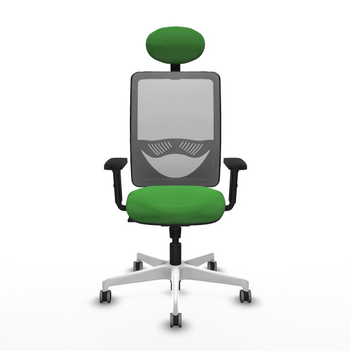 PIQUERAS Y CRESPO Silla de oficina Zulema con mecanismo Sincro, Verde y Gris PIQUERAS Y CRESPO Silla de oficina Zulema con mecanismo Sincro, Verde y Gris