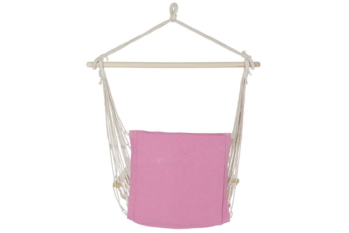 DKD Home Decor Silla Colgante para Terraza y Jardín Rosa 54 x 100 x 97 cm DKD Home Decor Silla Colgante para Terraza y Jardín Rosa 54 x 100 x 97 cm
