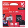 GOODRAM Tarjeta de memoria microSDHC 16GB Class 10 UHS I