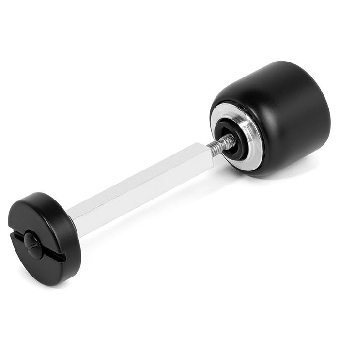 NUDA Muletilla Desbloqueo Punto D25 Cromo Satinado, Negro, Blanco Acabado Negro Nuda