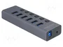DeLOCK 64237 Hub USB de 6 Puertos con SD/Micro SD y 5 Gbps