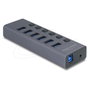 DeLOCK 64237 Hub USB de 6 Puertos con SD/Micro SD y 5 Gbps