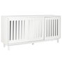 DKD Home Decor Buffet Mango Espejo 175x40,5x83,5 Blanco