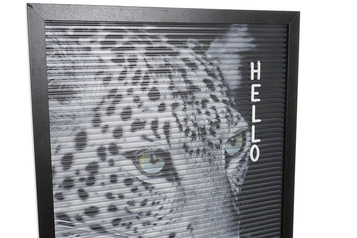 DKD Home Decor Memo Tropical Negro 2 x 45 x 30 cm (2 Unidades)