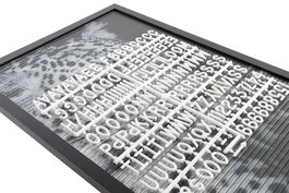 DKD Home Decor Memo Tropical Negro 2 x 45 x 30 cm (2 Unidades)