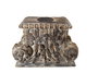 DKD Home Decor Portavelas de Columna de Teca Estilo Antiguo, Pack de 2