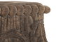 DKD Home Decor Portavelas de Columna de Teca Estilo Antiguo, Pack de 2