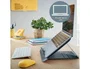 LEITZ Soporte Ergo Cosy Gris ajustable de 4 alturas