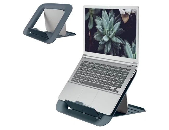 LEITZ Soporte Ergo Cosy Gris ajustable de 4 alturas LEITZ Soporte Ergo Cosy Gris ajustable de 4 alturas