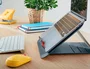 Leitz Ergo Cosy Soporte para Portátil Ajustable 4 Alturas Gris