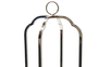 DKD Home Decor Portavela Moderno Plateado Acero y Cristal 21 x 21 x 49 cm