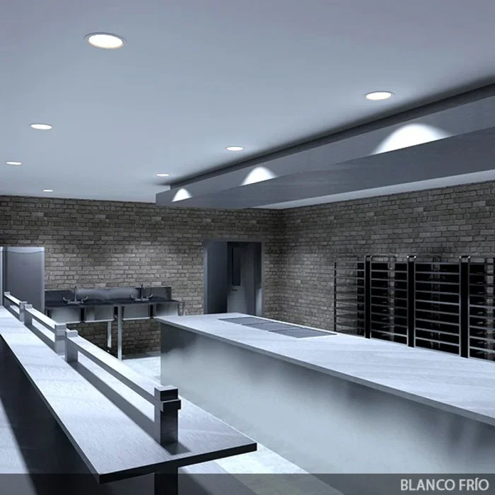 Foco Downlight LED 24W 2160Lm 6000K IP65 Baños/Cocinas 50.000H SL-DLFS06-24W-CW