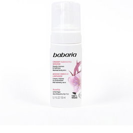 Babaria Mousse Limpiador Rosa Mosqueta 150 ml - Espuma Facial Hidratante