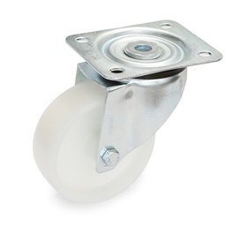 TENTE Rueda Giratoria Aro de Nylon Ø100 con o sin Freno