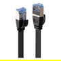 LINDY 47483 Cable Patch Cat6A U/FTP Flachband Negro 3.00m