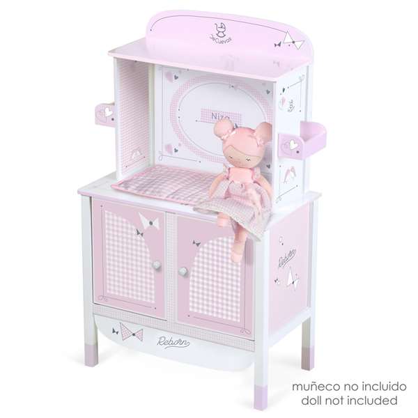 Decuevas Armario Cambiador de Madera para Niños