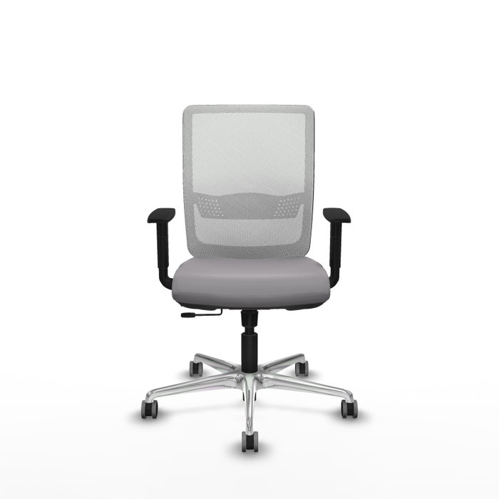 PIQUERAS Y CRESPO Silla de oficina Haches Gris y Blanco PIQUERAS Y CRESPO Silla de oficina Haches Gris y Blanco