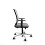 PIQUERAS Y CRESPO Silla de oficina Haches Gris y Blanco