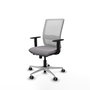 PIQUERAS Y CRESPO Silla de oficina Haches Gris y Blanco