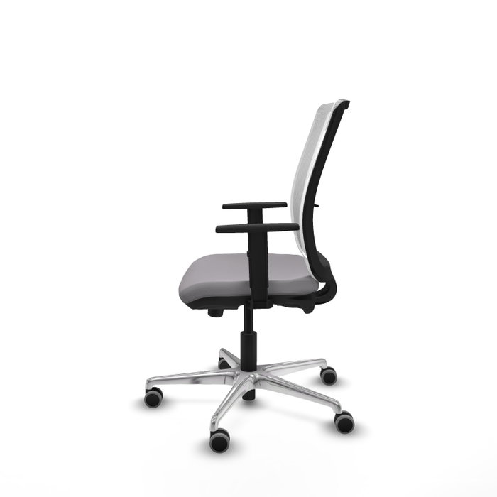PIQUERAS Y CRESPO Silla de oficina Haches Gris y Blanco PIQUERAS Y CRESPO Silla de oficina Haches Gris y Blanco