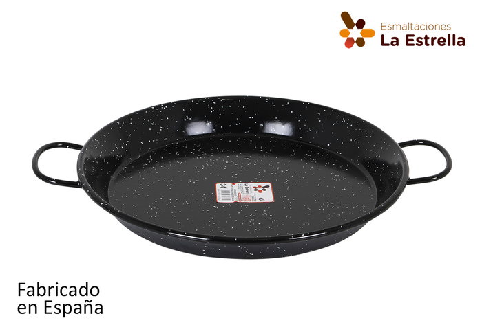 La Estrella Paellera Valenciana Jaspeada 34 cm para 6 Raciones (8 Unidades) La Estrella Paellera Valenciana Jaspeada 34 cm para 6 Raciones (8 Unidades)
