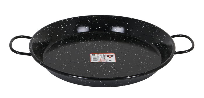 La Estrella Paellera Valenciana Jaspeada 34 cm para 6 Raciones (8 Unidades)