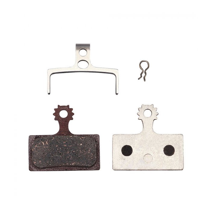 FSA DB022 Juego de pastillas de freno semi-metálico con placa de aluminio FSA DB022 Juego de pastillas de freno semi-metálico con placa de aluminio