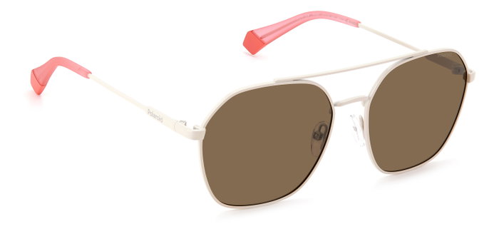 Polaroid PLD-6172-S-10A-SP Gafas de sol octogonales beige Polaroid PLD-6172-S-10A-SP Gafas de sol octogonales beige