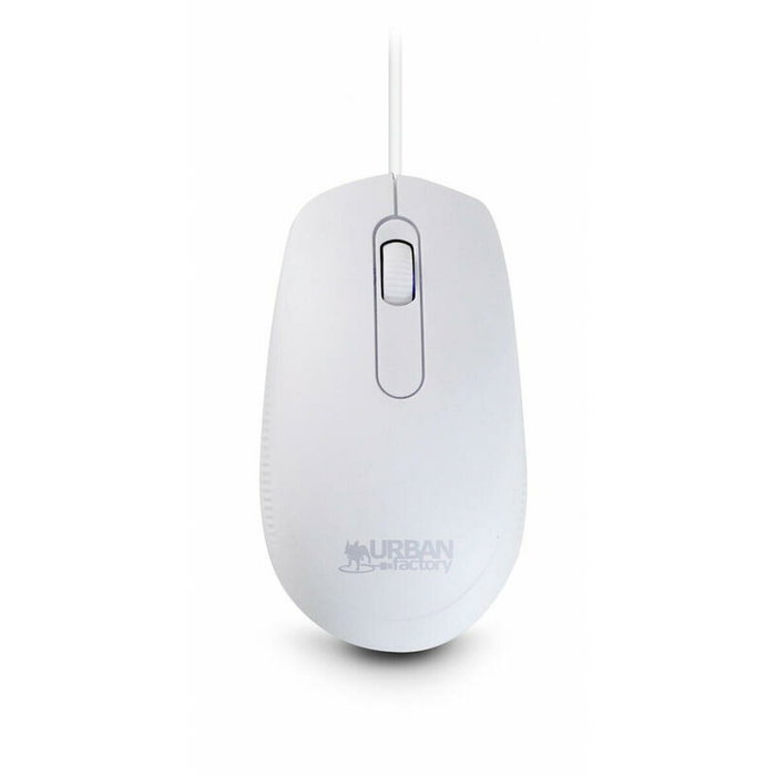 Urban Factory Ratón Óptico USB-A 1200 DPI Ambidextro - Blanco Urban Factory Ratón Óptico USB-A 1200 DPI Ambidextro - Blanco