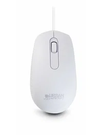 Urban Factory FREE Ratón Óptico para Hogar Ambidiestro USB tipo A 1200 DPI Blanco