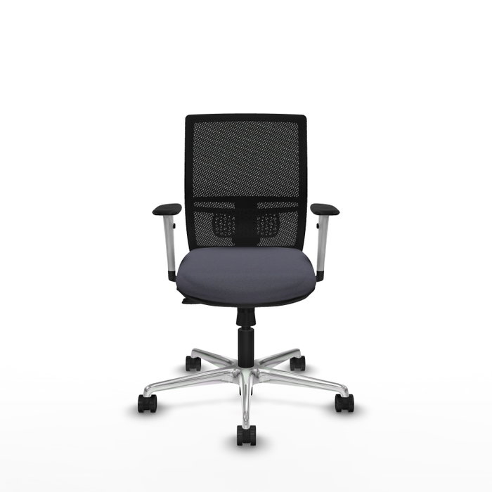 PIQUERAS Y CRESPO Silla de oficina Yunquera con mecanismo Sincro/Traslack, Gris oscuro y Negro PIQUERAS Y CRESPO Silla de oficina Yunquera con mecanismo Sincro/Traslack, Gris oscuro y Negro