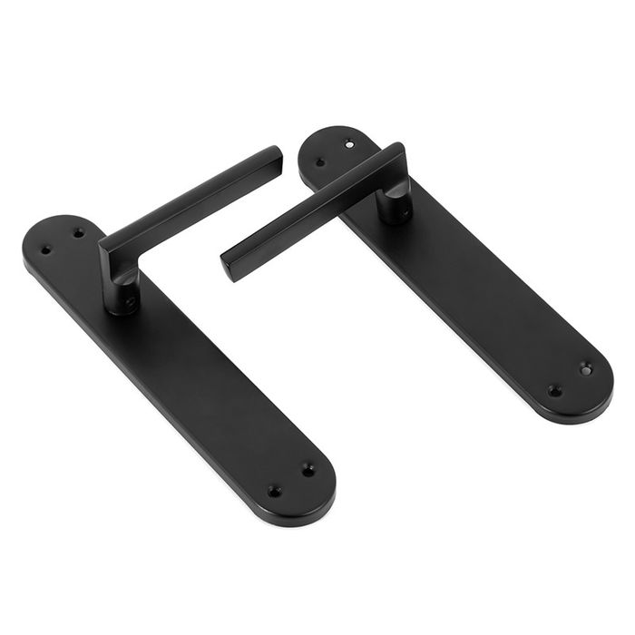 Herrajes Alk Manilla Rental R Aluminio Negro Mate 241x45 mm