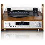 Lenco MC-160WD Sistema Hi-Fi con Tocadiscos y Bluetooth en Madera
