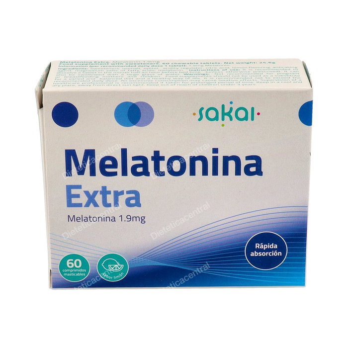 SAKAI Melatonina Extra Masticable, 60 Comprimidos SAKAI Melatonina Extra Masticable, 60 Comprimidos