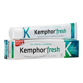 Kemphor Dentífrico Gel Fluoruro 75 ml Cuidado Completo Boca Dientes Encías Protege Esmalte Previene Caries Aliento Fresco