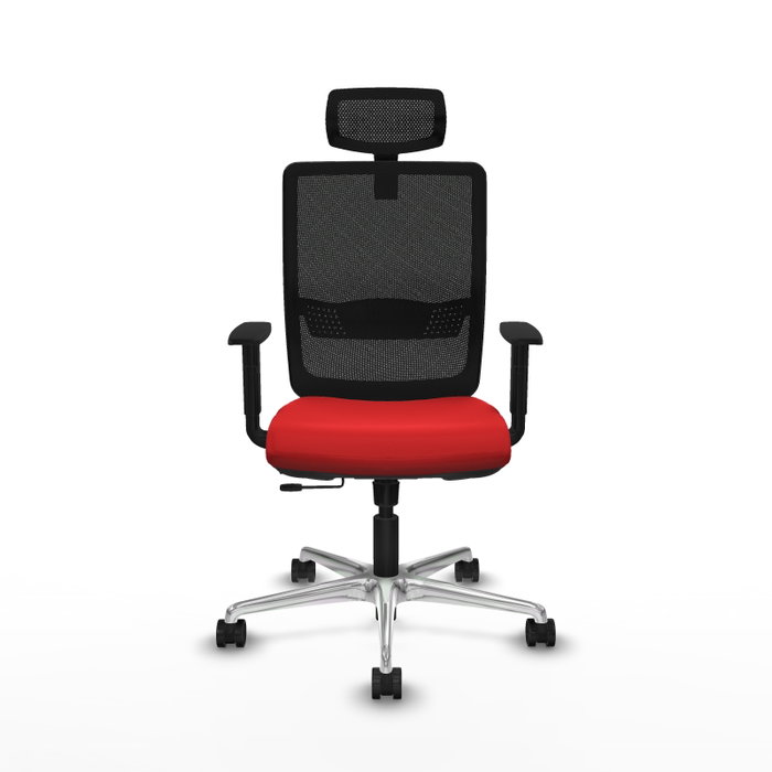 PIQUERAS Y CRESPO Silla de oficina Haches Sincro/Traslack Rojo/Negro PIQUERAS Y CRESPO Silla de oficina Haches Sincro/Traslack Rojo/Negro