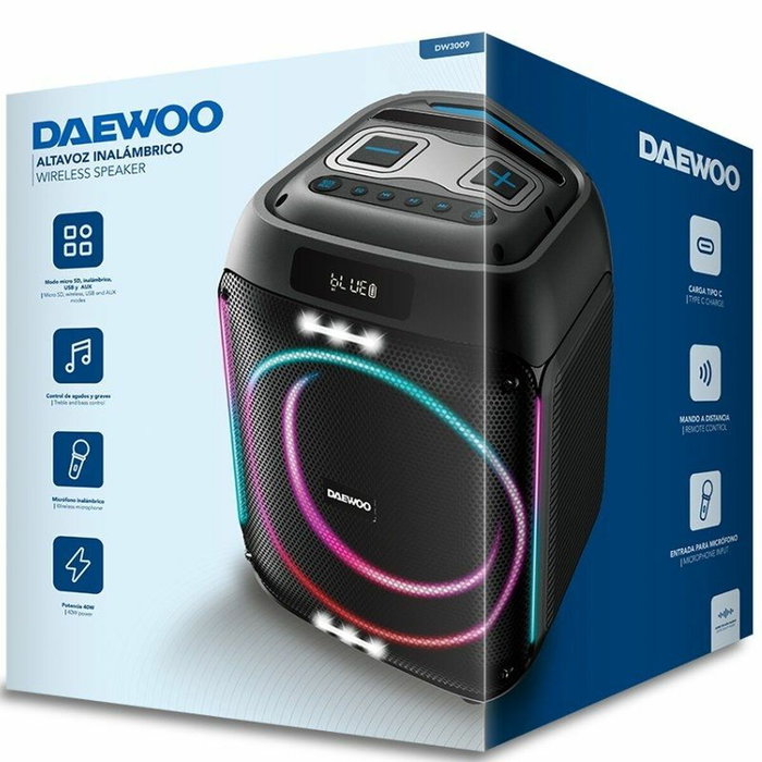 Daewoo Altavoz Party Speaker DW3009 Bluetooth 40W