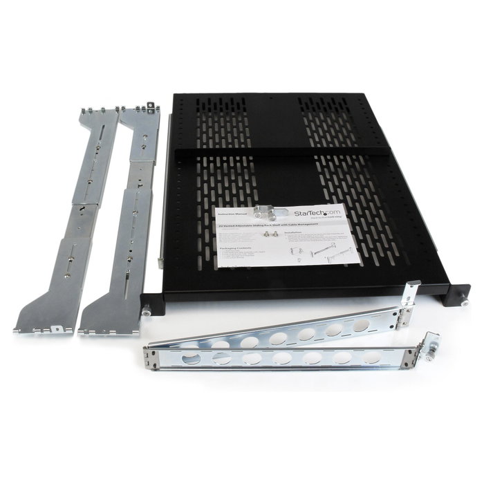 StarTech Bandeja Ventilada 2U Deslizante de 19 pulgadas con Gestión de Cables UNISLDSHF192 StarTech Bandeja Ventilada 2U Deslizante de 19 pulgadas con Gestión de Cables UNISLDSHF192