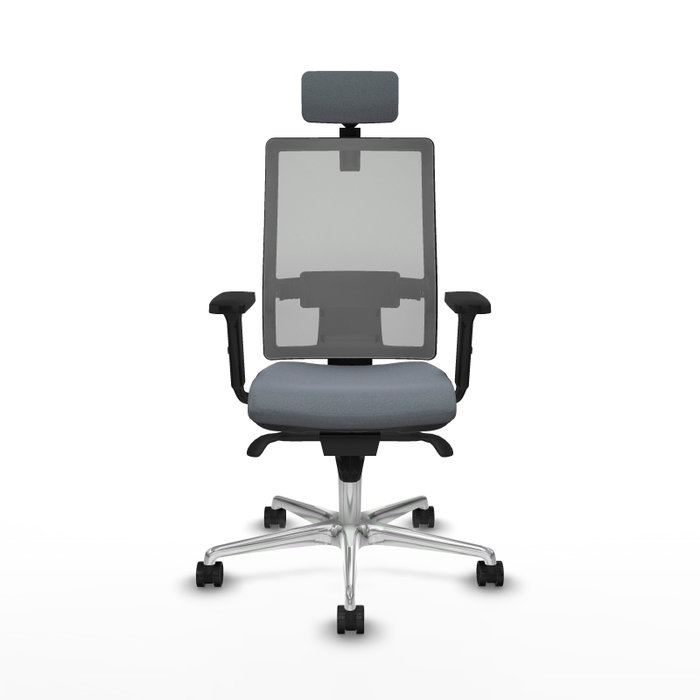 PIQUERAS Y CRESPO Silla de oficina Horna Gris con mecanismo Sincro PIQUERAS Y CRESPO Silla de oficina Horna Gris con mecanismo Sincro