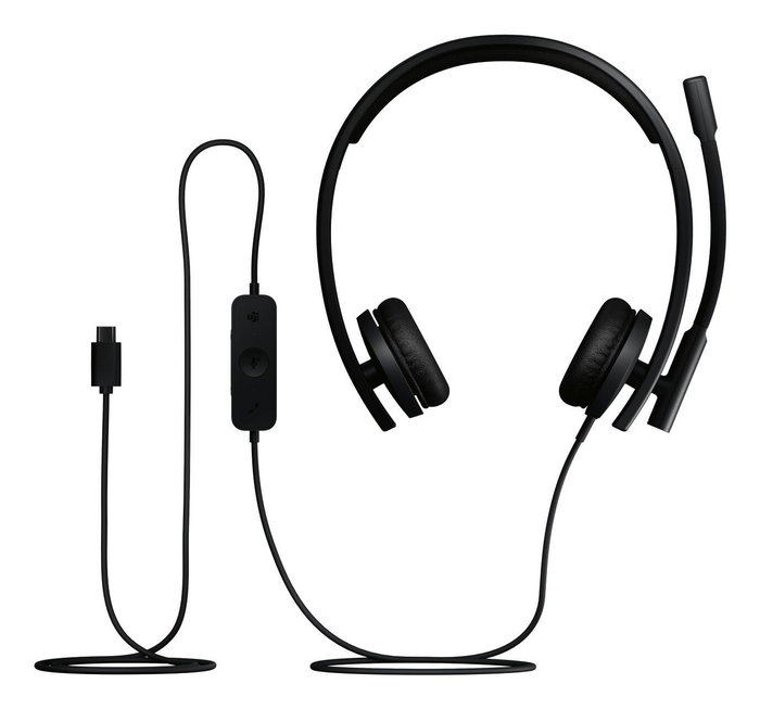 Logitech H570e Stereo USB-C Negro (Versión Microsoft Teams)展开 Logitech H570e Stereo USB-C Negro (Versión Microsoft Teams)展开
