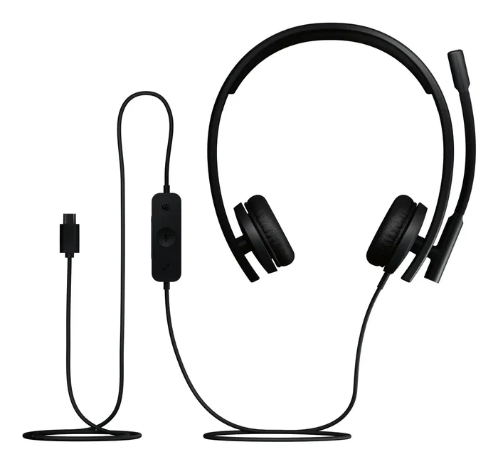 Logitech H570e Auriculares con Diadema para Oficina/Centro de llamadas, Alámbrico, USB Tipo C, Negro, Cancelación de Ruido, Certificación Microsoft Teams Logitech H570e Auriculares con Diadema para Oficina/Centro de llamadas, Alámbrico, USB Tipo C, Negro, Cancelación de Ruido, Certificación Microsoft Teams