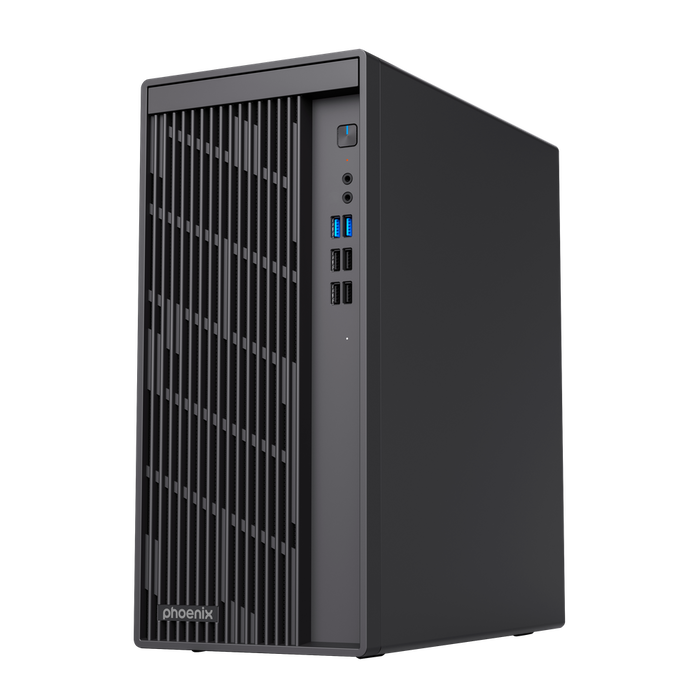 Phoenix Technologies Ordenador de Sobremesa Intel Core i3-14100 14ª Generación, 8 GB RAM DDR5, 512 GB NVMe SSD, WiFi 6, Bluetooth 5.2, Windows 11 Pro, Chipset B760, Micro-ATX Phoenix Technologies Ordenador de Sobremesa Intel Core i3-14100 14ª Generación, 8 GB RAM DDR5, 512 GB NVMe SSD, WiFi 6, Bluetooth 5.2, Windows 11 Pro, Chipset B760, Micro-ATX