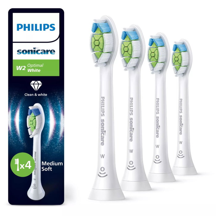 Philips Sonicare W2 Optimal White HX6064/87 Pack de 4 Philips Sonicare W2 Optimal White HX6064/87 Pack de 4