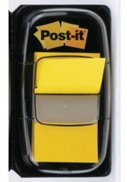 POST-IT Índices autoadhesivos en zigzag 680-5 amarillo 25,4x43,2mm