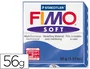 Staedtler Pasta de modelar Fimo Soft 57 gr Azul Brillante Blanda y Suave