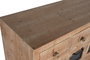 DKD Home Decor Cajonera Cottage Natural Negro Madera Metal 110 x 40 x 92.5 cm 16 Cajones