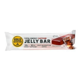 Gold Nutrition Jelly Bar Total Energy Electrolyte Cola 15Uds. Barritas Gominola Vegana Recuperación Azúcares Rápida Absorción
